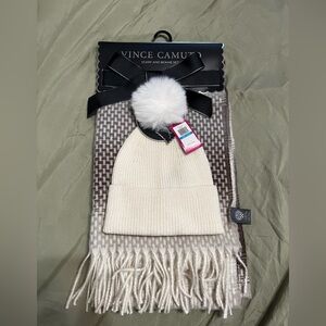 NWT Vince Camuto scarf and beanie set women